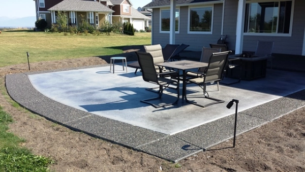 concrete patio