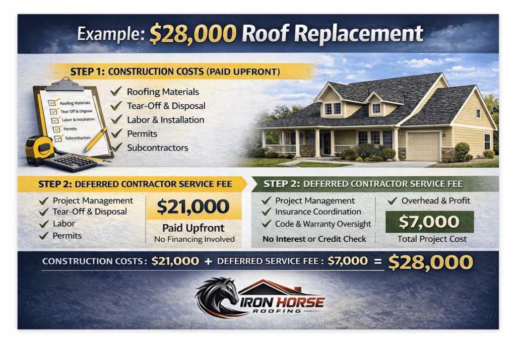 no credit check roof financing structure