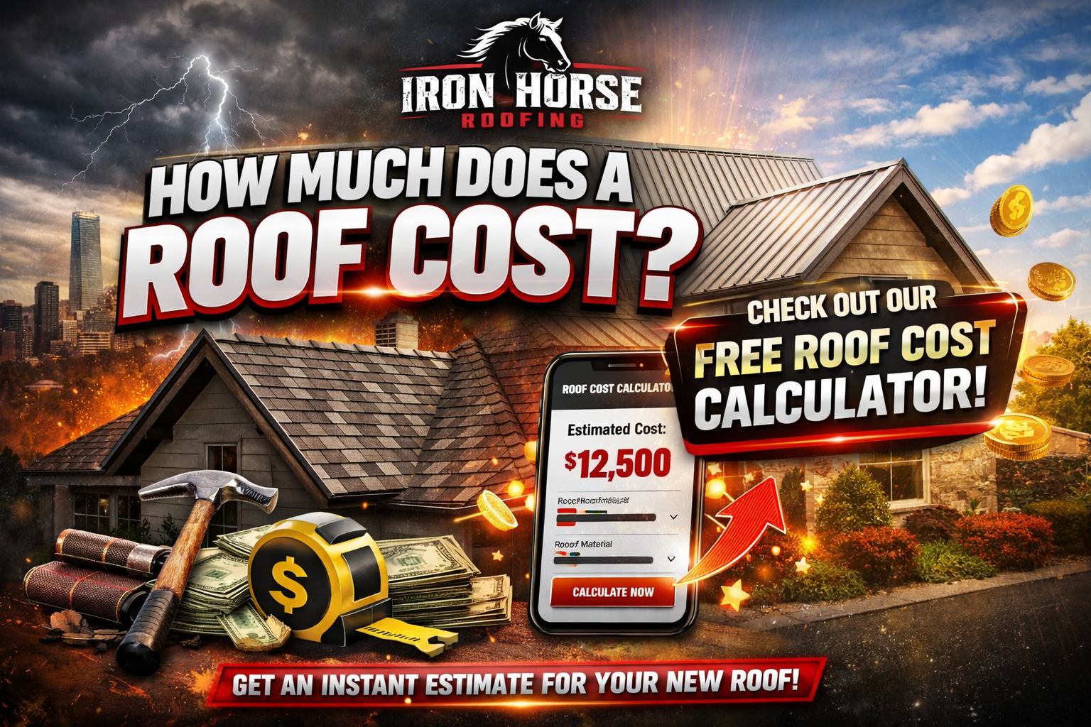 Check out our free roof cost calculator and roofing solutions